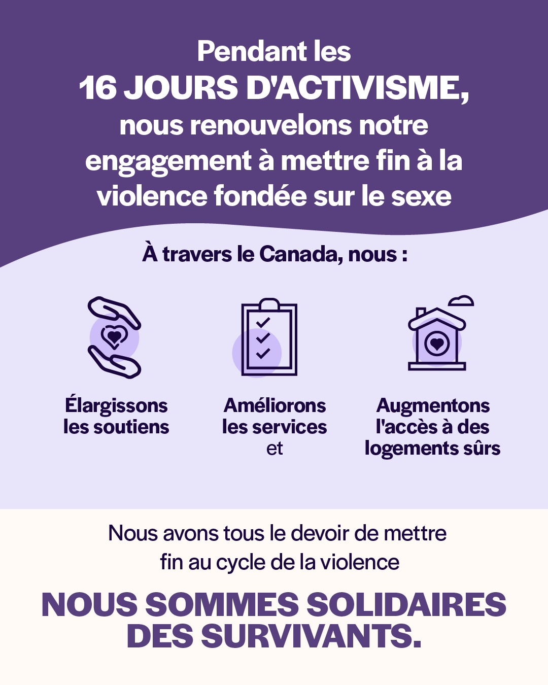 En hommage à la Journée nationale de commémoration et d’action contre la violence faite aux femmes