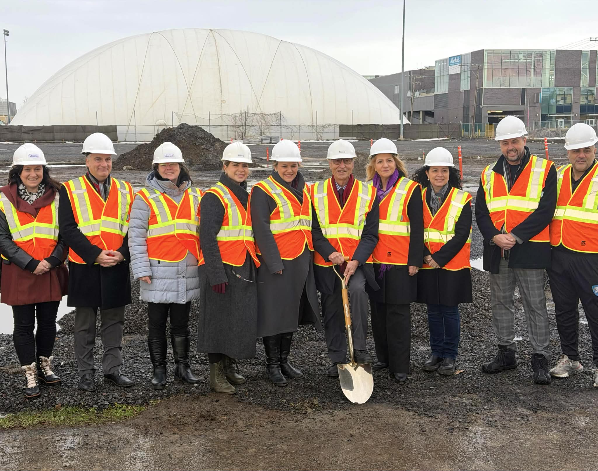 Start of Construction on New Covered Soccer Field at Parc Hébert