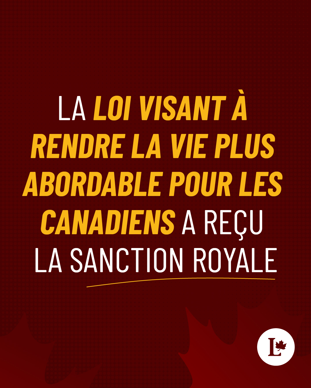 Rendre la vie plus abordable