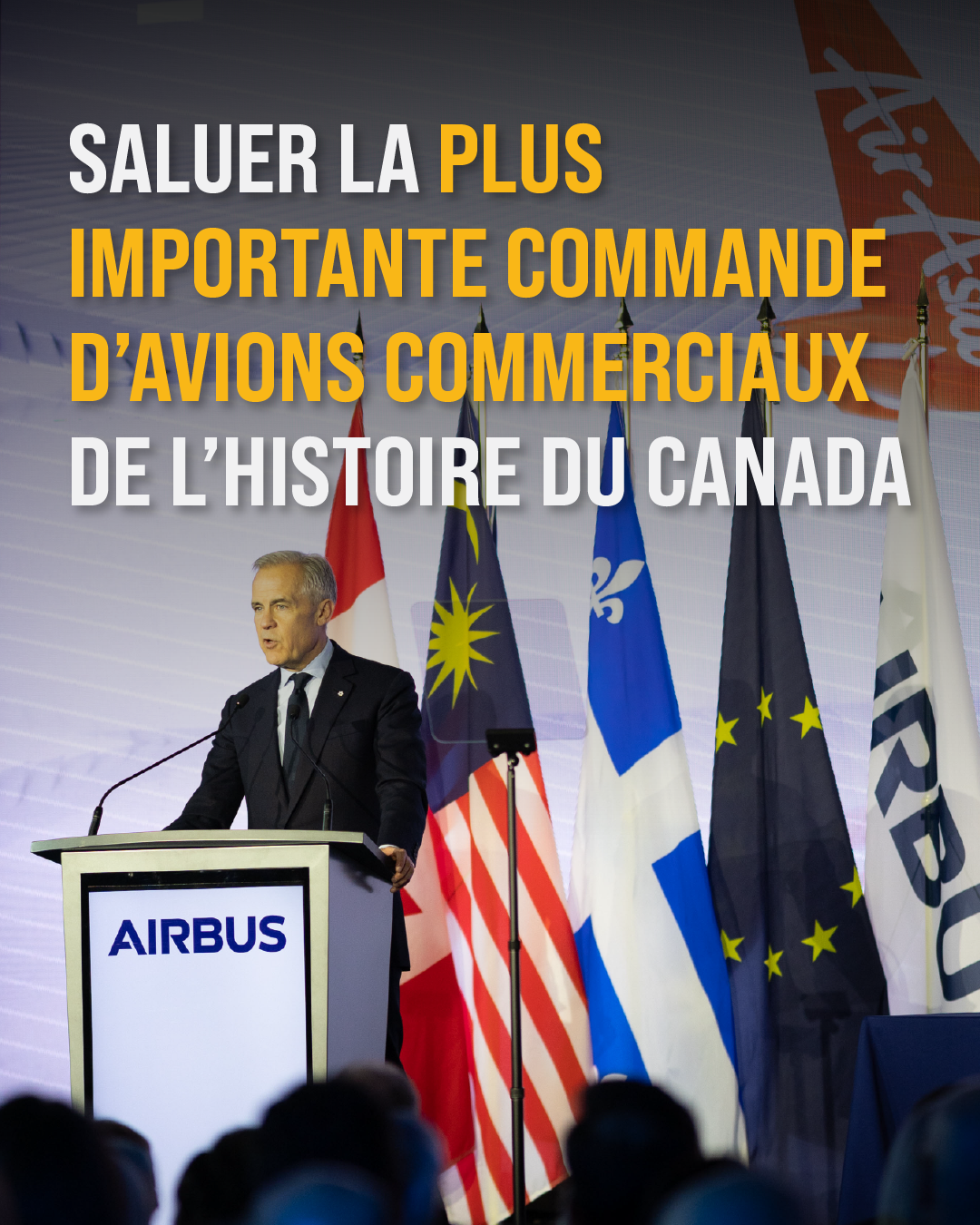 Souligner la plus importante commande d’avions commerciaux de l’histoire du Canada
